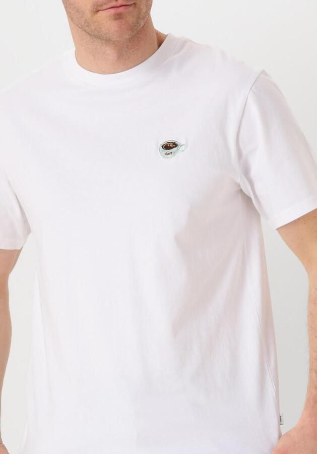 FORÉT Forét Heren Polo's & T-shirts Element T-shirt Wit - Foto 3
