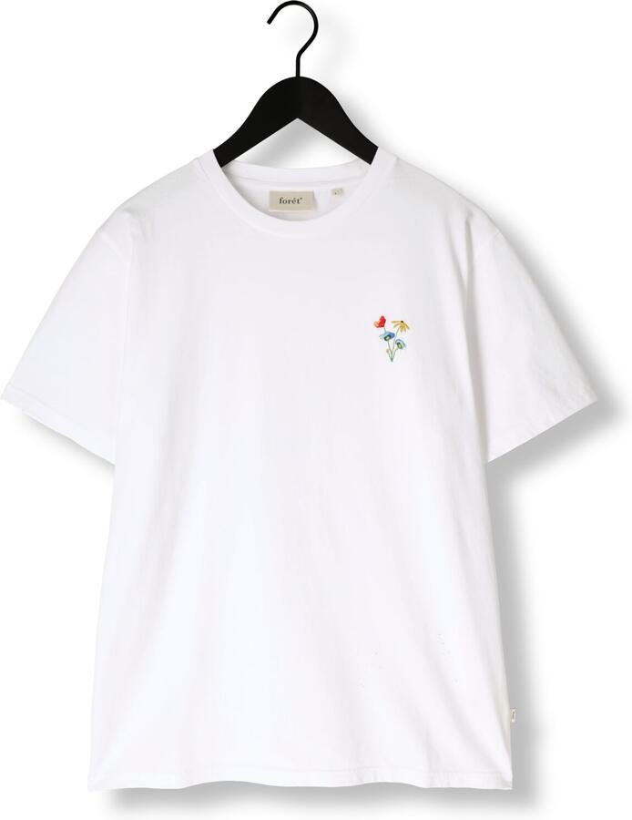 FORÉT Forét Heren Polo's & T-shirts Element T-shirt Wit
