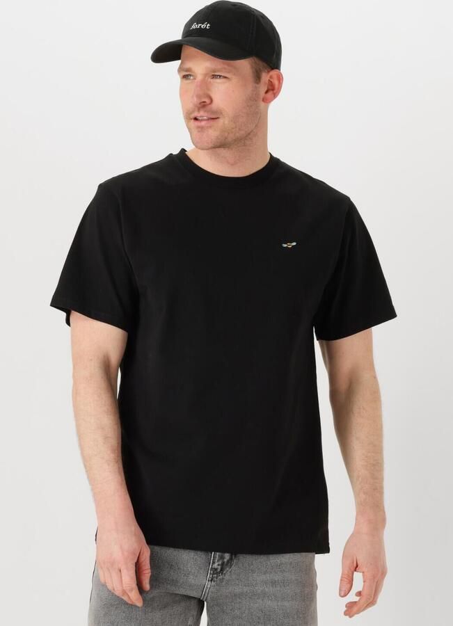 FORÉT Forét Heren Polo's & T-shirts Element T-shirt Zwart - Foto 4