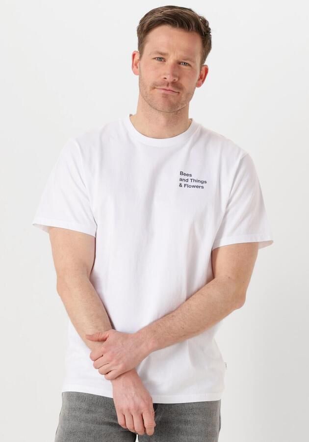 FORÉT Forét Heren Polo's & T-shirts Farm T-shirt Wit - Foto 4