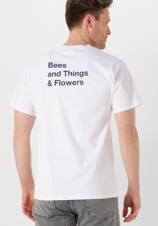 FORÉT Forét Heren Polo's & T-shirts Farm T-shirt Wit - Foto 2