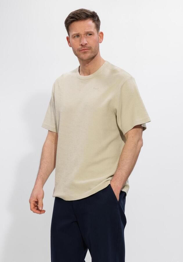 FORÉT Forét Heren Polo's & T-shirts Fir T-shirt Zand