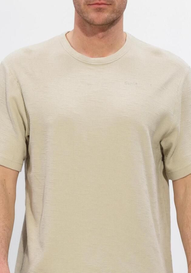 FORÉT Forét Heren Polo's & T-shirts Fir T-shirt Zand - Foto 4