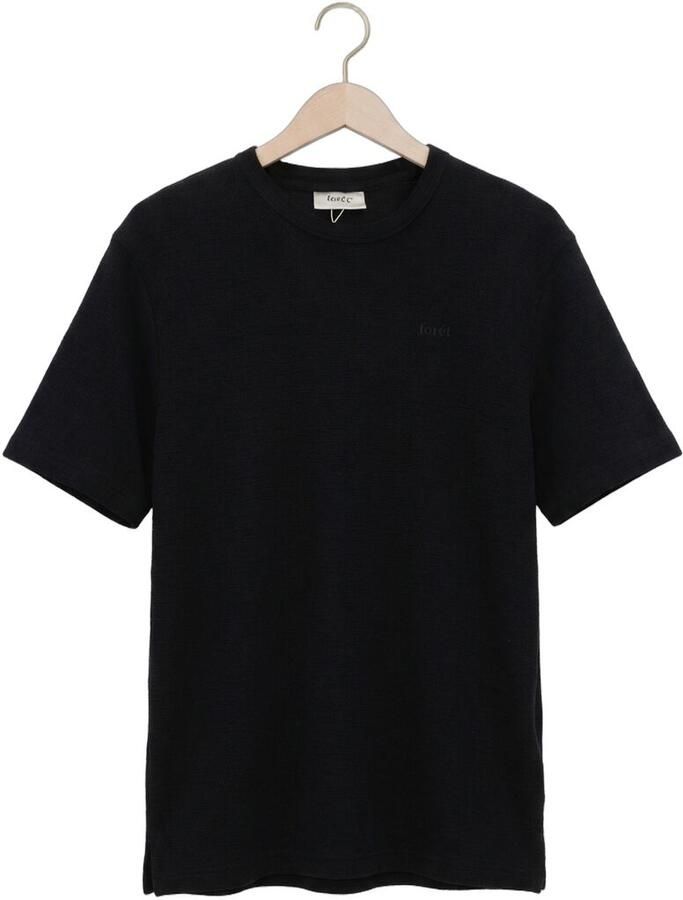 FORÉT Forét Heren Polo's & T-shirts Fir T-shirt Zwart - Foto 2