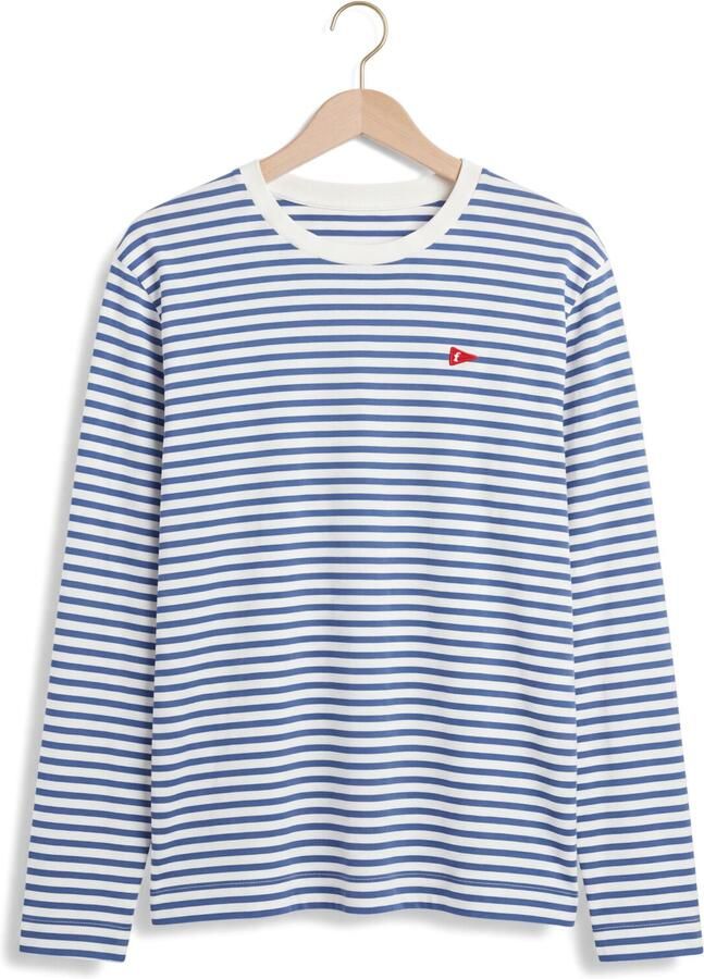 FORÉT Forét Heren Polo's & T-shirts Flag Longsleeve Blauw - Foto 2