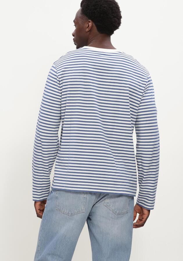 FORÉT Forét Heren Polo's & T-shirts Flag Longsleeve Blauw - Foto 3