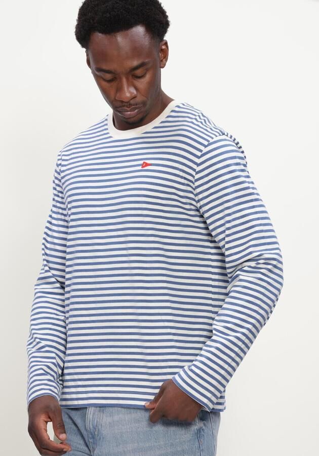FORÉT Forét Heren Polo's & T-shirts Flag Longsleeve Blauw - Foto 4