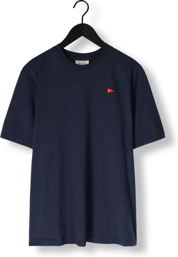 FORÉT Forét Heren Polo's & T-shirts Flag T-shirt Donkerblauw - Foto 3