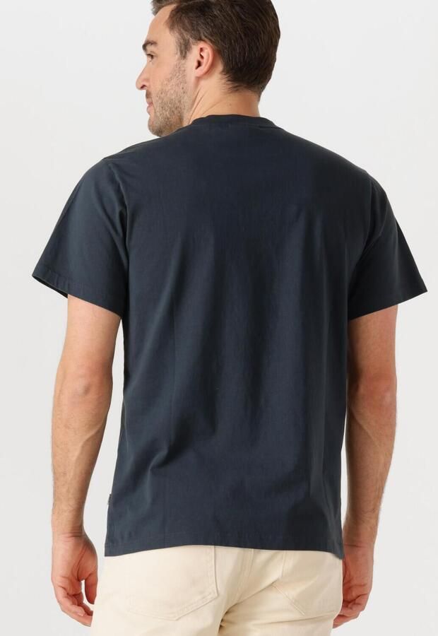 FORÉT Forét Heren Polo's & T-shirts Flora T-shirt Donkerblauw - Foto 3