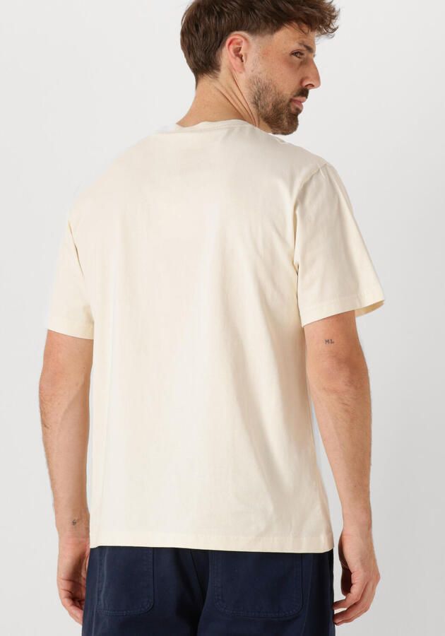 FORÉT Forét Heren Polo's & T-shirts Globus T-shirt Ecru - Foto 2