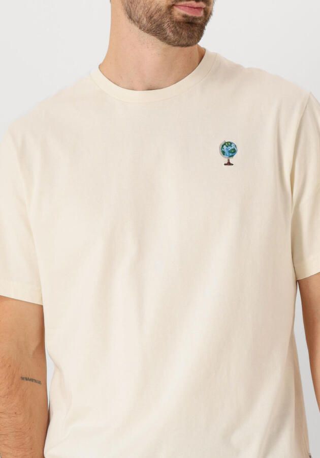 FORÉT Forét Heren Polo's & T-shirts Globus T-shirt Ecru - Foto 3