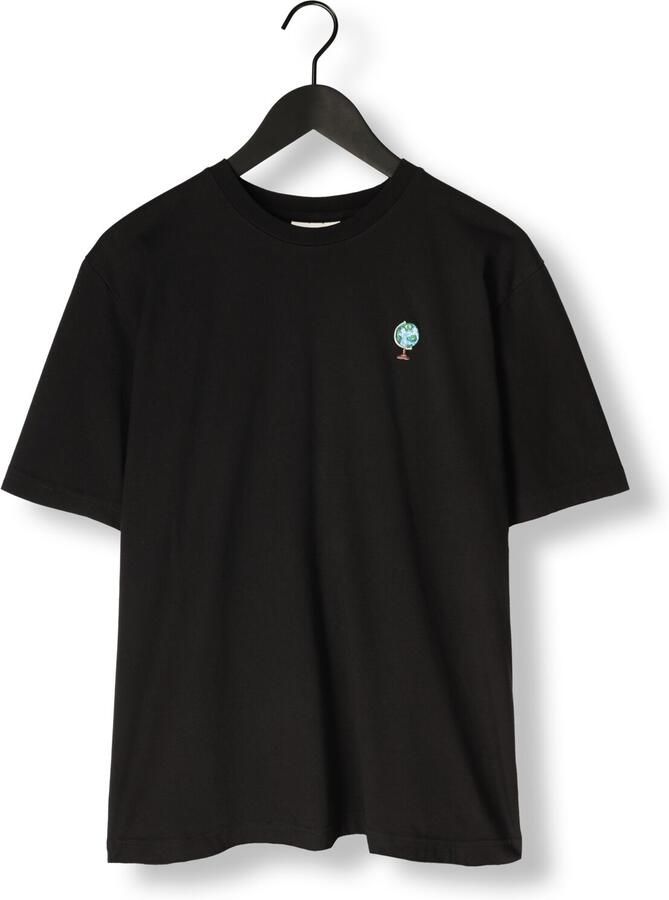 FORÉT Forét Heren Polo's & T-shirts Globus T-shirt Zwart