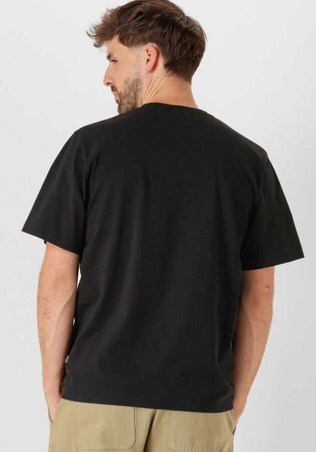 FORÉT Forét Heren Polo's & T-shirts Globus T-shirt Zwart - Foto 2