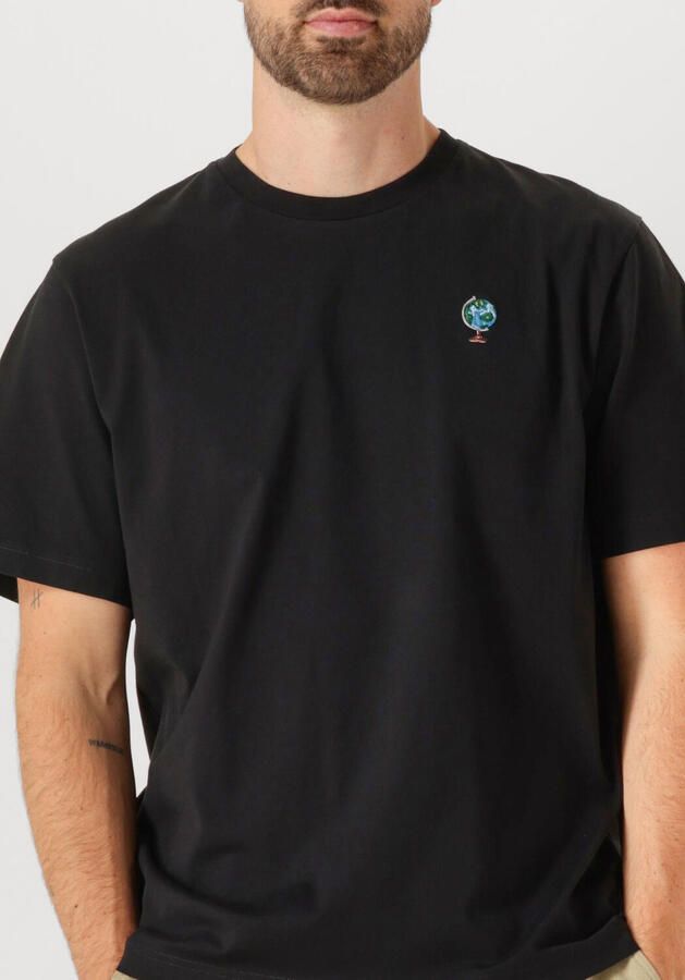FORÉT Forét Heren Polo's & T-shirts Globus T-shirt Zwart - Foto 3