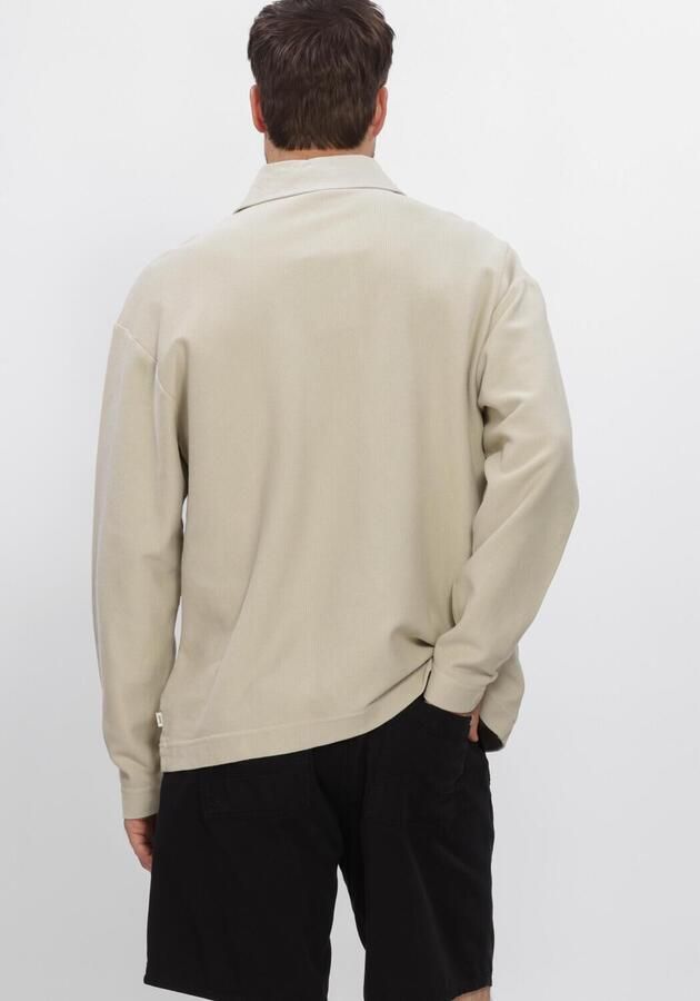 FORÉT Forét Heren Polo's & T-shirts Herb Textured Polo Zand - Foto 3