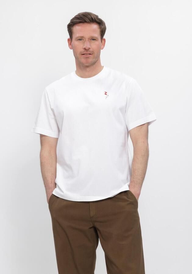 FORÉT Forét Heren Polo's & T-shirts Kite T-shirt Wit