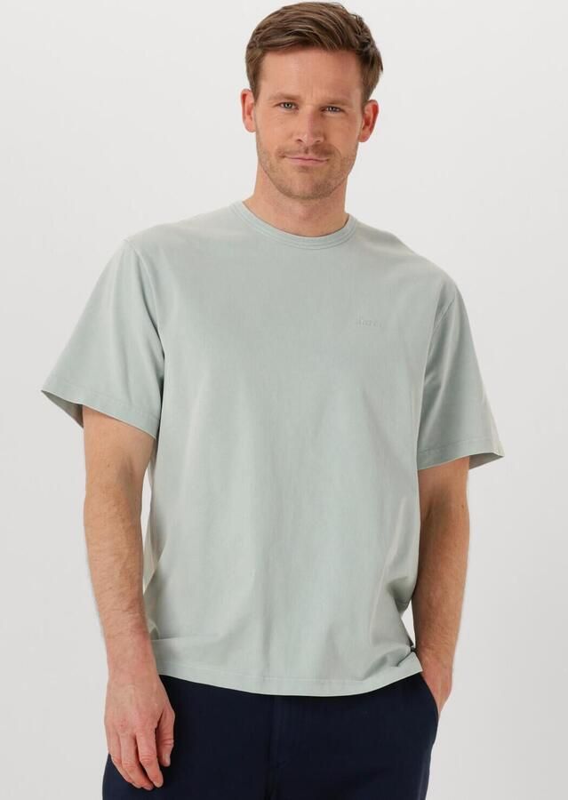 FORÉT Forét Heren Polo's & T-shirts Oak Faded Wash T-shirt Mint - Foto 4