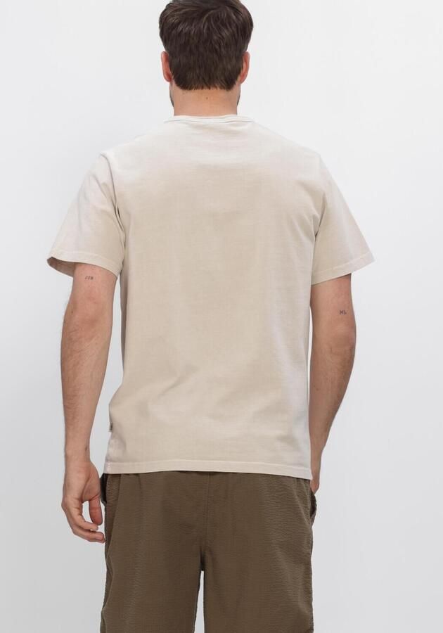 FORÉT Forét Heren Polo's & T-shirts Oak Pigment Dye T-shirt Zand - Foto 4