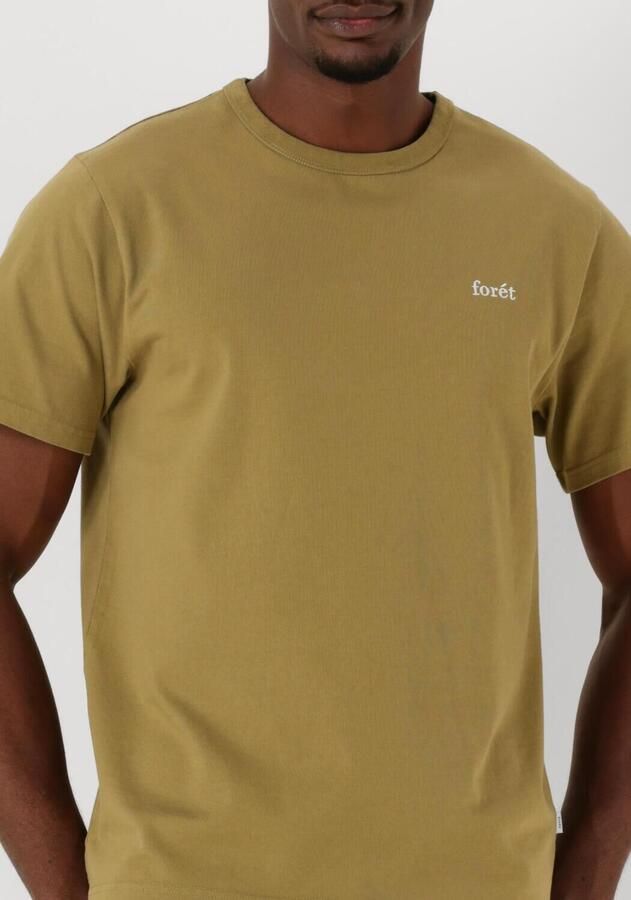 FORÉT Forét Heren Polo's & T-shirts Oak T-shirt Groen
