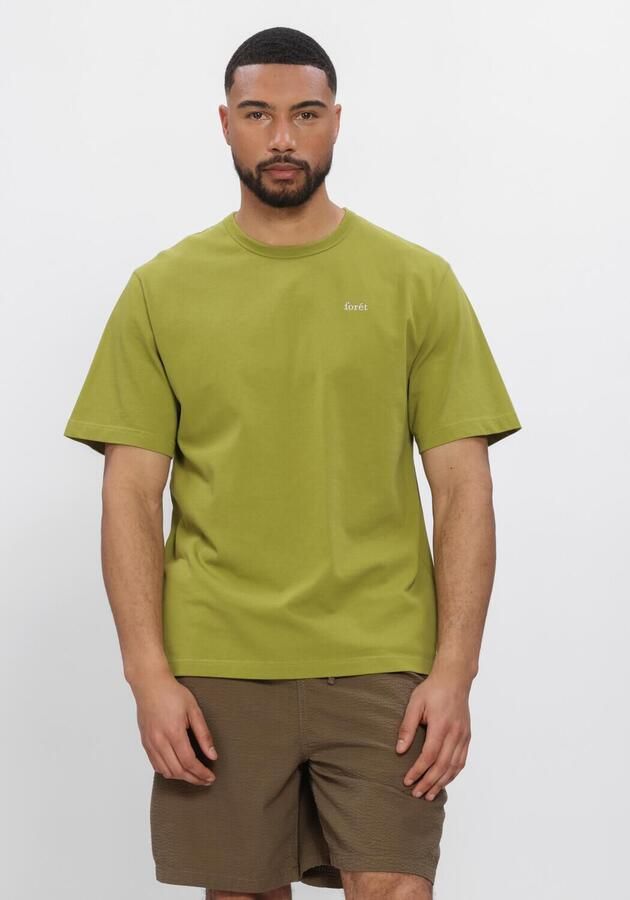 FORÉT Forét Heren Polo's & T-shirts Oak T-shirt Groen