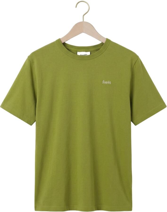 FORÉT Forét Heren Polo's & T-shirts Oak T-shirt Groen - Foto 2