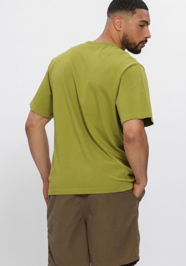 FORÉT Forét Heren Polo's & T-shirts Oak T-shirt Groen - Foto 3