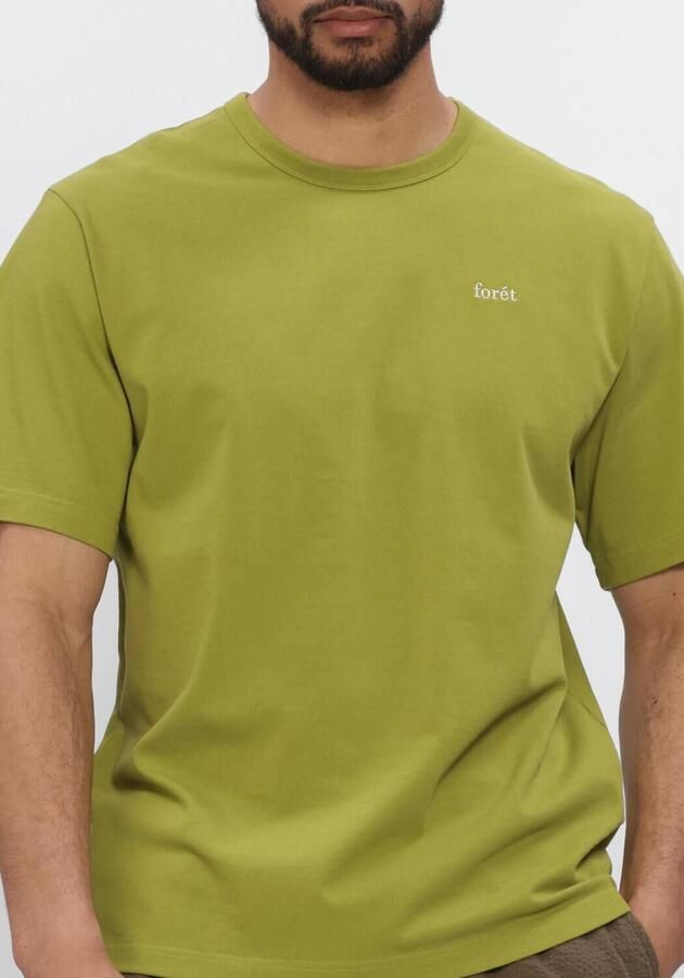 FORÉT Forét Heren Polo's & T-shirts Oak T-shirt Groen - Foto 4