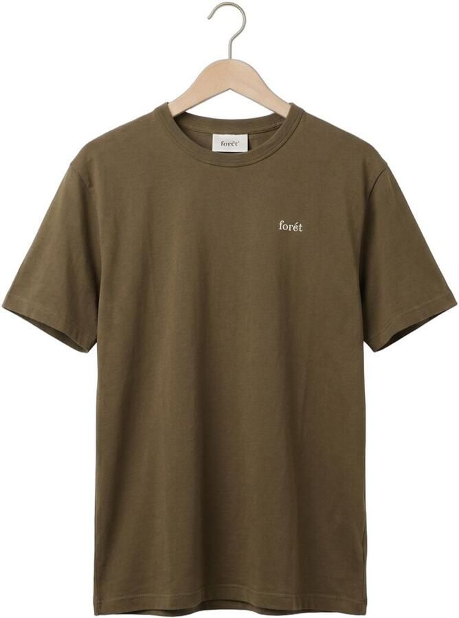 FORÉT Forét Heren Polo's & T-shirts Oak T-shirt Olijf - Foto 2