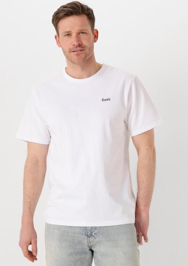 FORÉT Forét Heren Polo's & T-shirts Oak T-shirt Wit - Foto 4