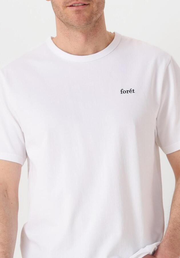 FORÉT Forét Heren Polo's & T-shirts Oak T-shirt Wit - Foto 3