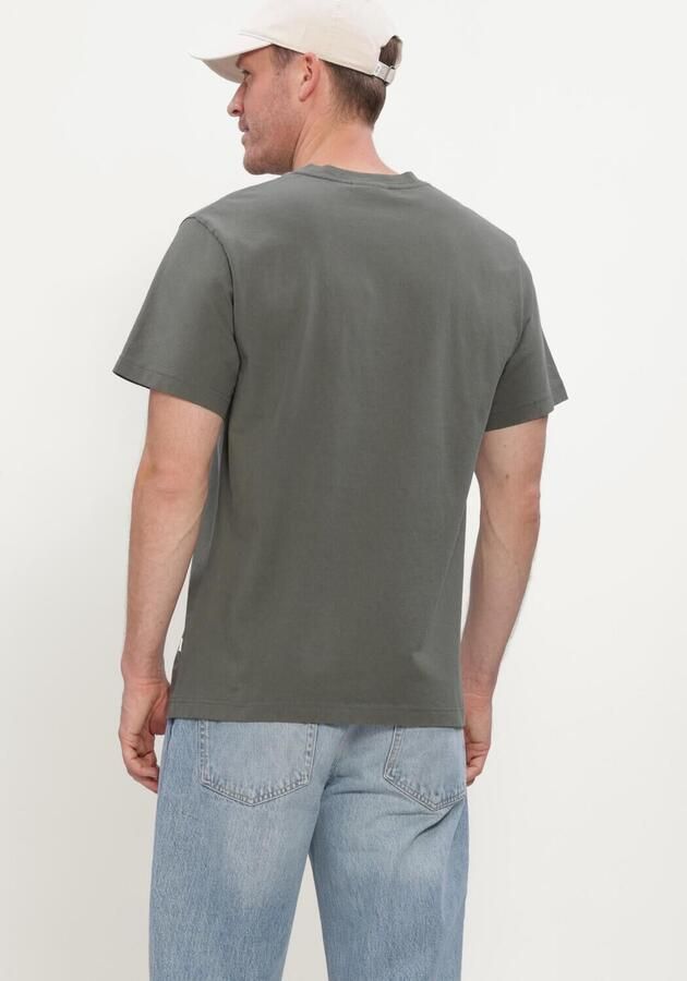 FORÉT Forét Heren Polo's & T-shirts Perch T-shirt Donkergroen - Foto 3