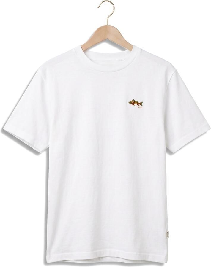 FORÉT Forét Heren Polo's & T-shirts Perch T-shirt Wit - Foto 2