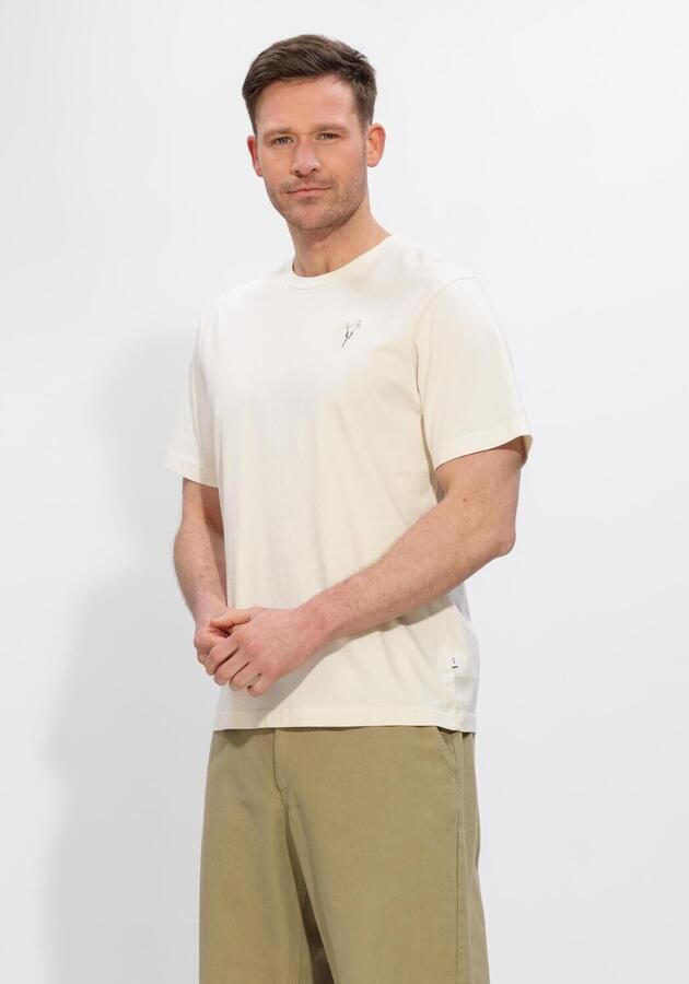FORÉT Forét Heren Polo's & T-shirts Posy T-shirt Creme