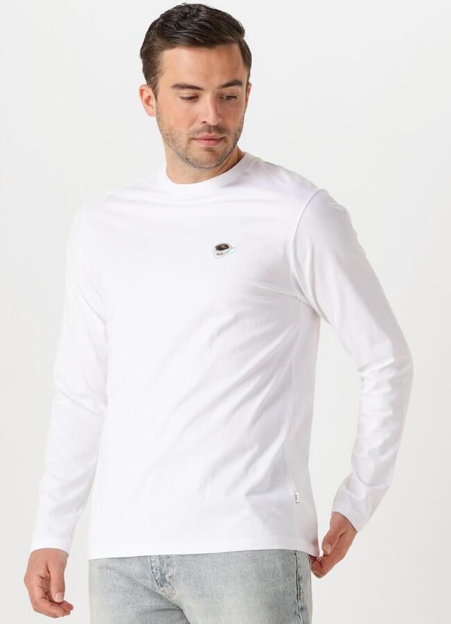 FORÉT Forét Heren Polo's & T-shirts Relax Long Sleeve Wit - Foto 4