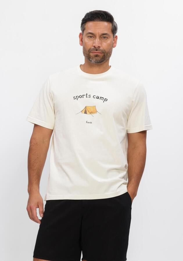 FORÉT Forét Heren Polo's & T-shirts Sports T-shirt Creme