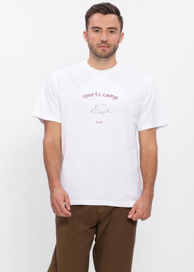 FORÉT Forét Heren Polo's & T-shirts Sports T-shirt Wit