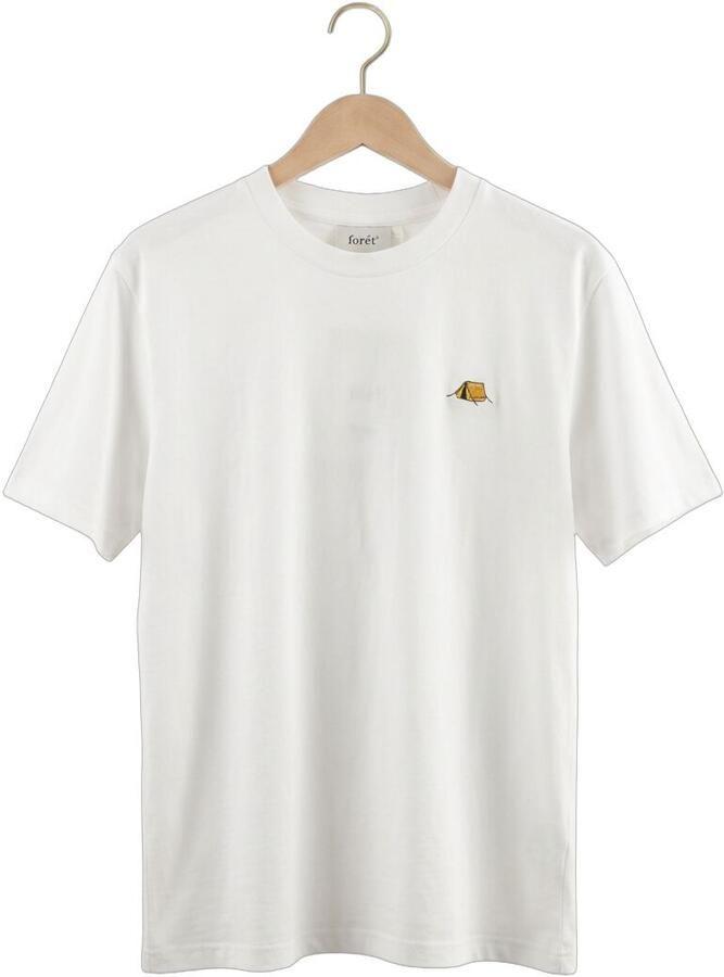 FORÉT Forét Heren Polo's & T-shirts Tent T-shirt Wit - Foto 2
