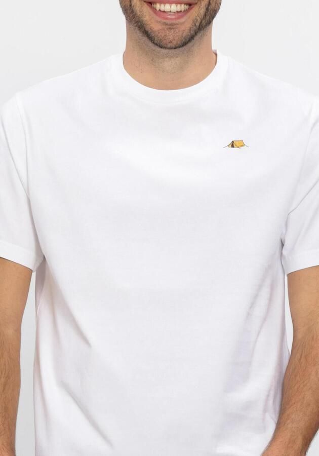 FORÉT Forét Heren Polo's & T-shirts Tent T-shirt Wit - Foto 4
