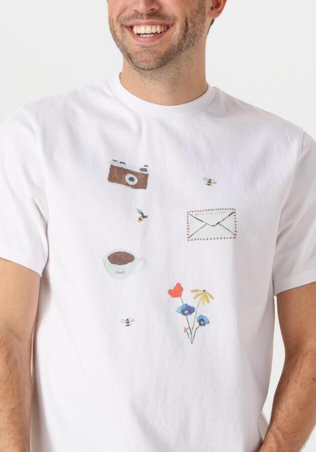 FORÉT Forét Heren Polo's & T-shirts Things T-shirt Wit - Foto 2