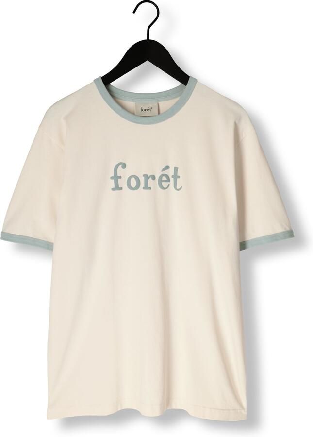 FORÉT Forét Heren Polo's & T-shirts Tide T-shirt Creme