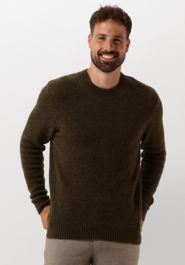 FORÉT Forét Heren Truien & Vesten Alpine Knit Donkergroen - Foto 4