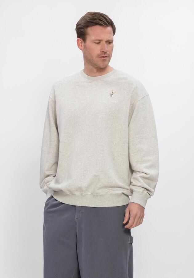 FORÉT Forét Heren Truien & Vesten Bellis Sweatshirt Lichtgrijs