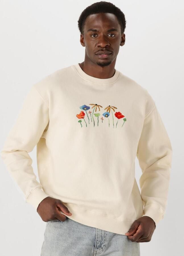 FORÉT Forét Heren Truien & Vesten Botanic Sweatshirt Creme - Foto 4