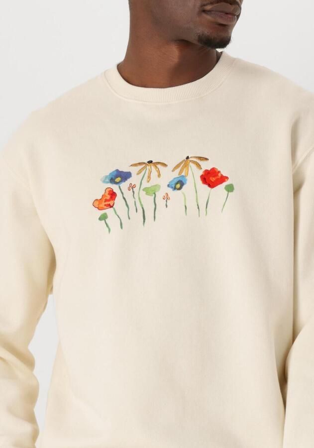 FORÉT Forét Heren Truien & Vesten Botanic Sweatshirt Creme