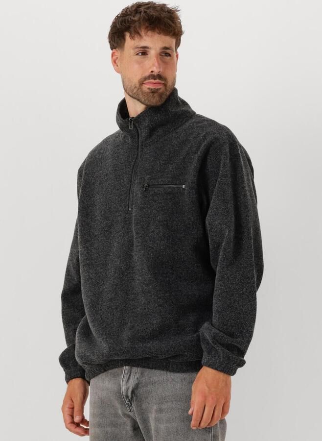 FORÉT Forét Heren Truien & Vesten Elm Half Zip Sweatshirt Donkergrijs - Foto 4