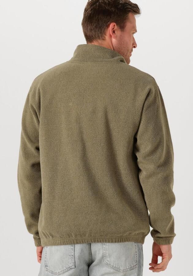 FORÉT Forét Heren Truien & Vesten Elm Half Zip Sweatshirt Olijf - Foto 2