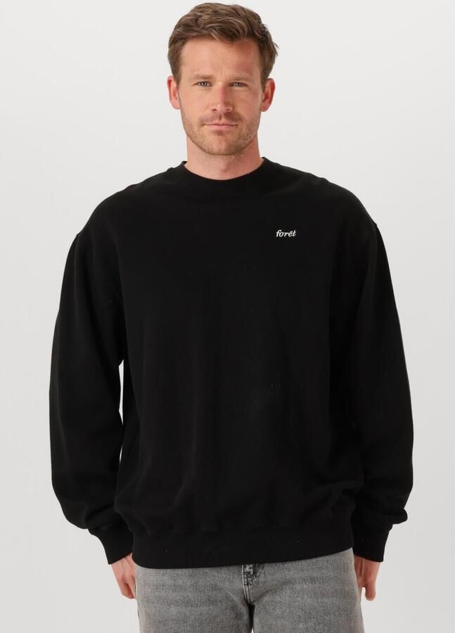FORÉT Forét Heren Truien & Vesten Fin Sweatshirt Zwart