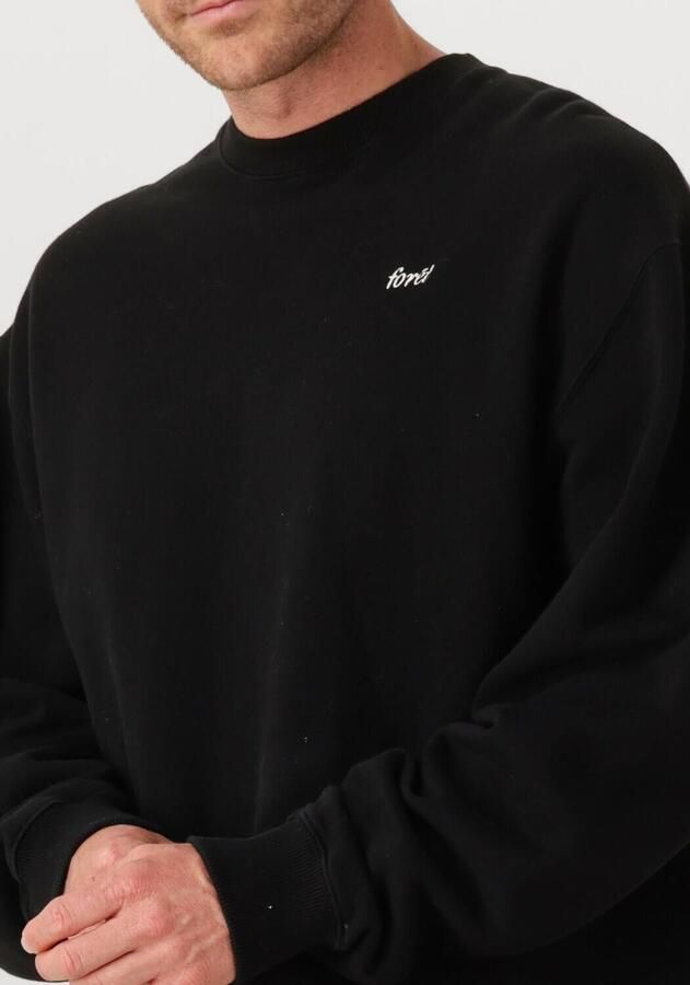 FORÉT Forét Heren Truien & Vesten Fin Sweatshirt Zwart - Foto 2