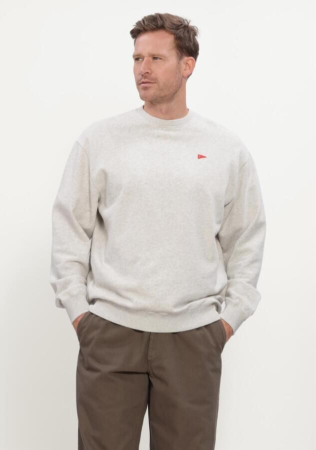 FORÉT Forét Heren Truien & Vesten Flag Sweatshirt Lichtgrijs