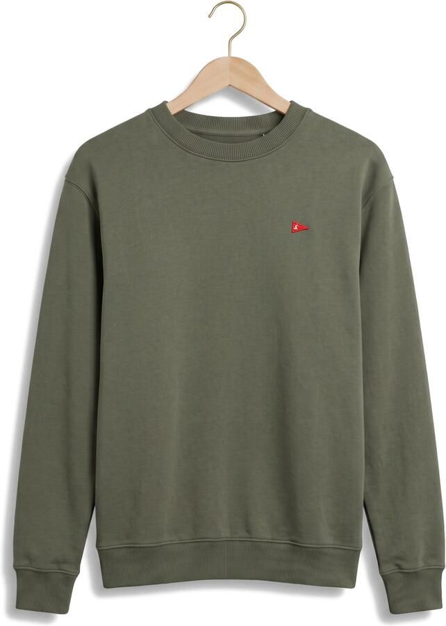 FORÉT Forét Heren Truien & Vesten Flag Sweatshirt Olijf - Foto 2